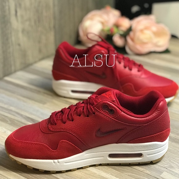 NWT NIKE Air Max 1 Premium SC Gym Red W AUTHENTIC - Picture 5 of 8